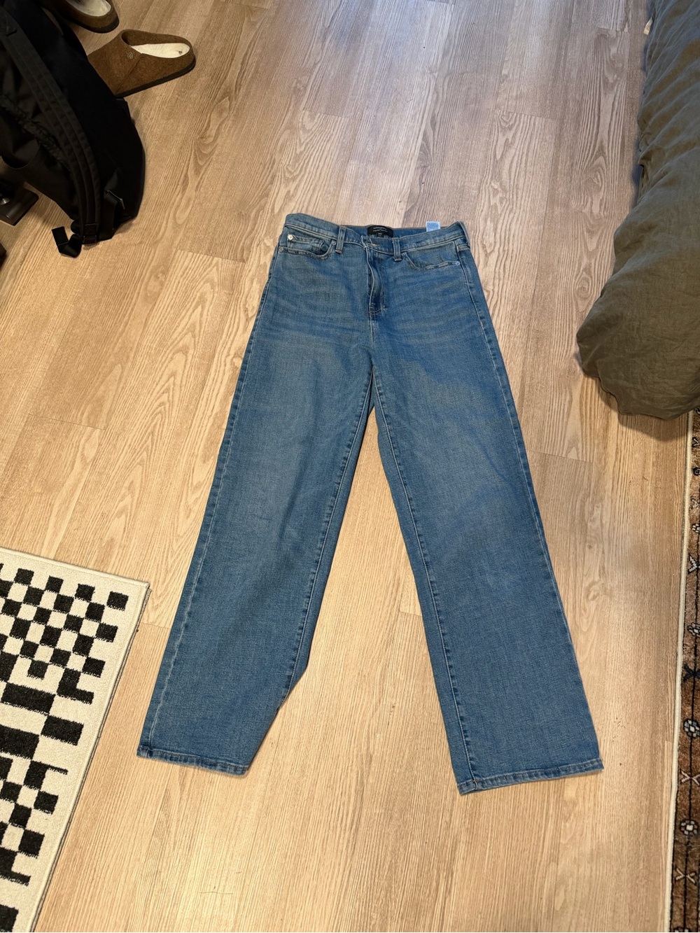 Banana republic 8 tall straight leg jeans high waisted